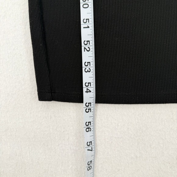 ENZA COSTA Silk Knit Essential Strappy Dress Women Small Black Maxi Long LBD NEW - Picture 14 of 15